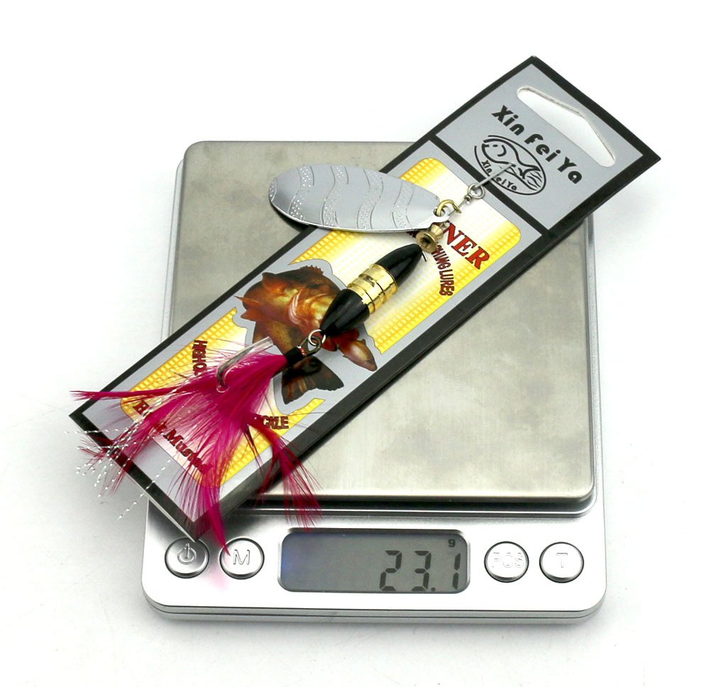 Kit Esche Da Pesca 10 Pezzi - Spinnerbaits Per Trota E Luccio, 5.7 Cm - Foto 3