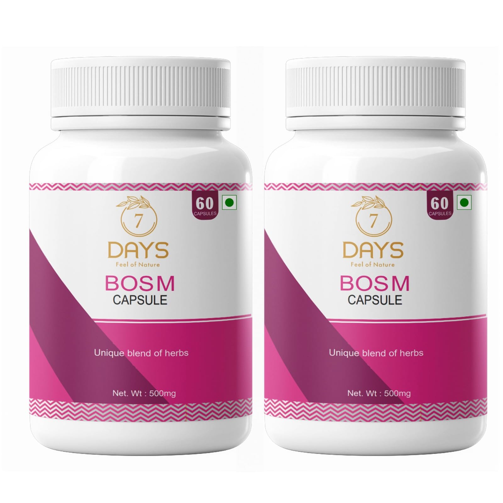 7DAYSNATURAL Bosom Capsule For Women-60 Capsule (Pack of 2)