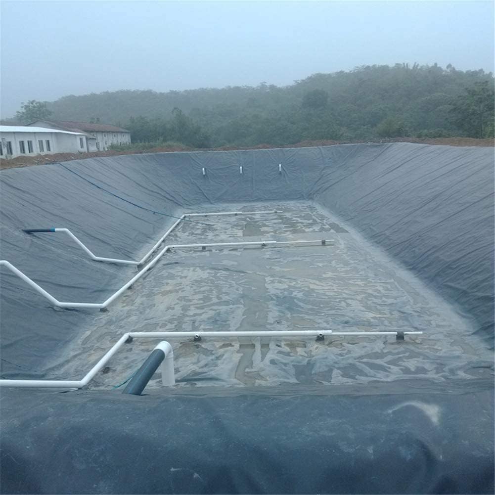 Rubber Heavy Sheet Black (30 ft x 50 ft) 500 GSM Fish Pond Liner Garden Pools HDPE Membrane Reinforced Pond Liner Pond Skins for Fish Pond, Garden Pond, Koi Ponds, Water Gardens and Fountains-image-17
