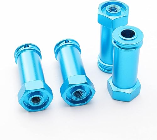 Miniatura 8 de 4 adaptadores hexagonales de aluminio de 0.472 in para rueda de 1.181 in de extensión, eje de desplazamiento amplio, piezas de actualización para