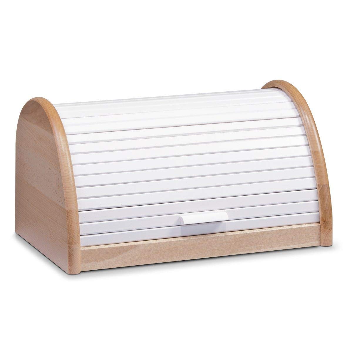 Zeller 20460 Huche à Pain en hêtre Blanc 39 x 25 x 21 cm