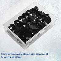 Vista 4 de WMYCONGCONG 30 PCS botón titular de batería CR2032 CR2025 moneda botón célula titular de la batería, negro