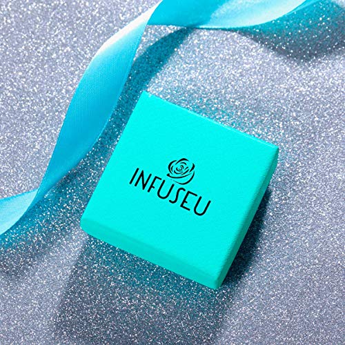 INFUSEU Kette Hundepfote Silber 925, Herz Halskette Tier Schmuck Golden Anhänger Tierliebhaber Hundehalskette Schwester Geschenk 10 Jahre