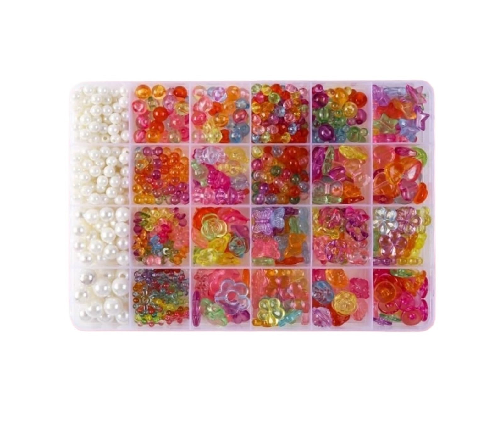 QuxetlRyz Craft Beading Kit Arts Crafts DIY Handmade Beaded Kit Toy Jewelry Set Making Beads(Color10)