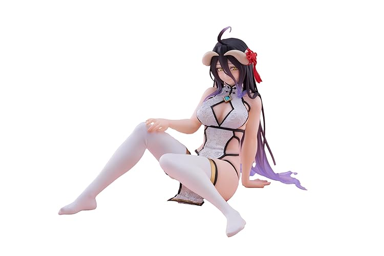 Taito-Overlord-Desktop Cute Figure - Albedo (Chinese Dress Ver.)