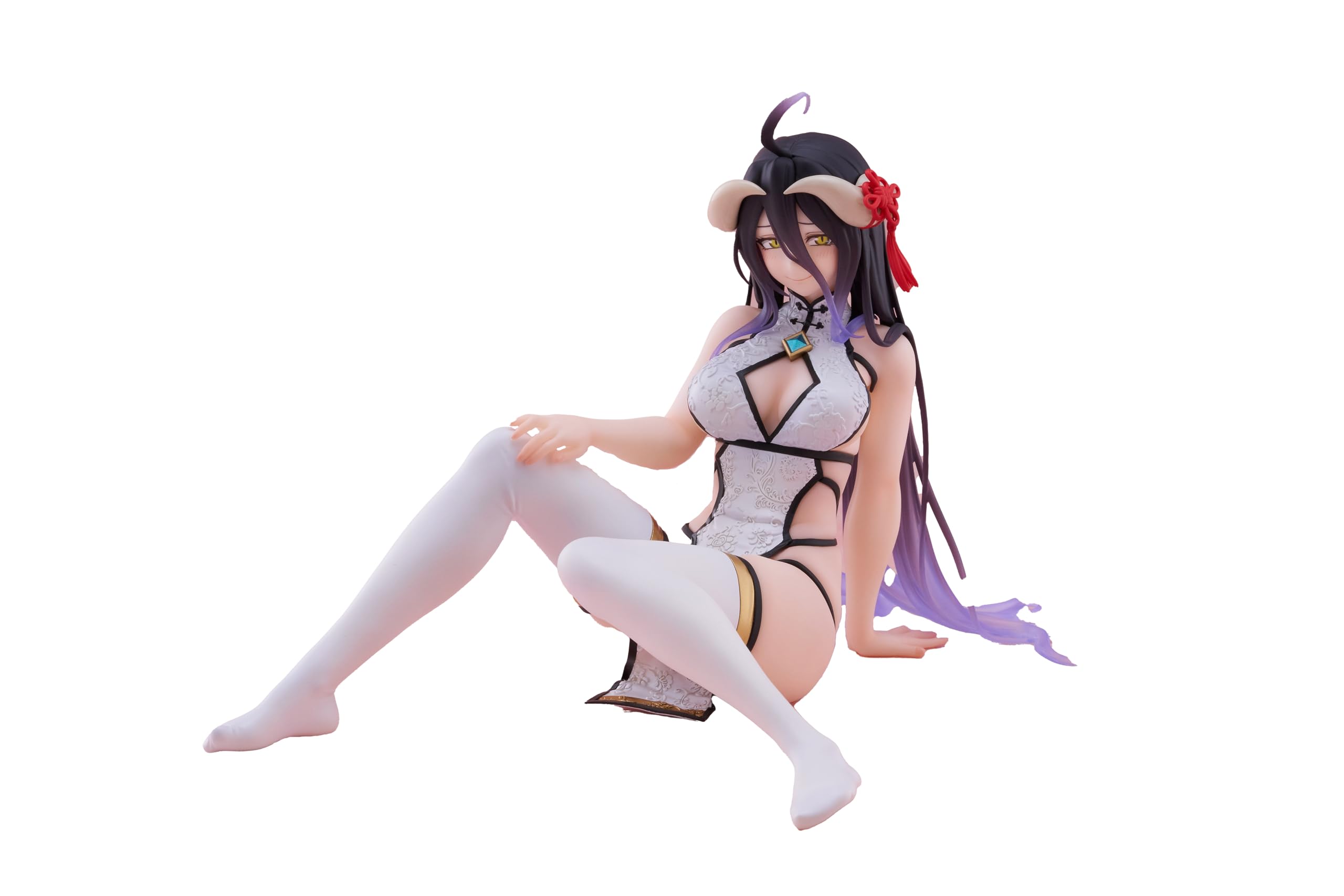Taito-Overlord-Desktop Cute Figure - Albedo (Chinese Dress Ver.)