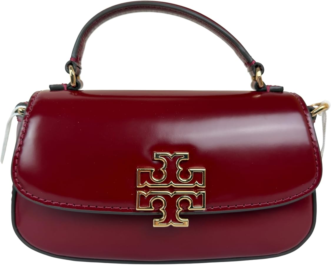 Tory Burch Britten Mini Top Handle バッグ Tory Burch Britten Mini Top Handle Leather Crossbody Bag (Bartlett