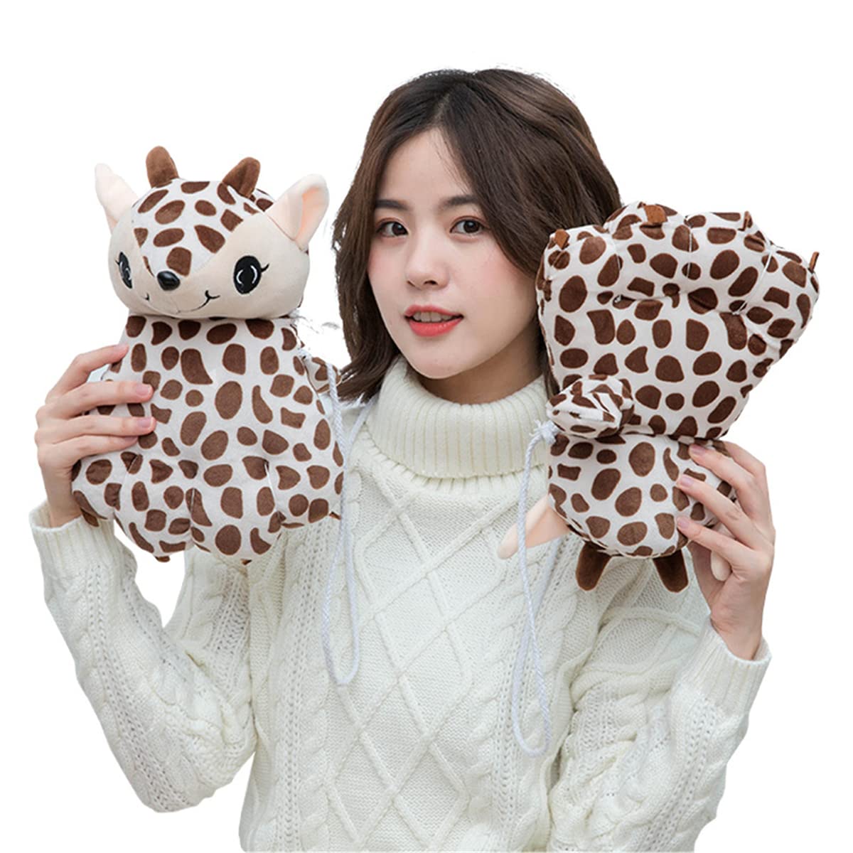 SpaRcz Giraffe Claw Gloves Halloween Theme Autumn and Winter Glove Paws Furry Realistic Sharp Claws Giraffe Cosplay