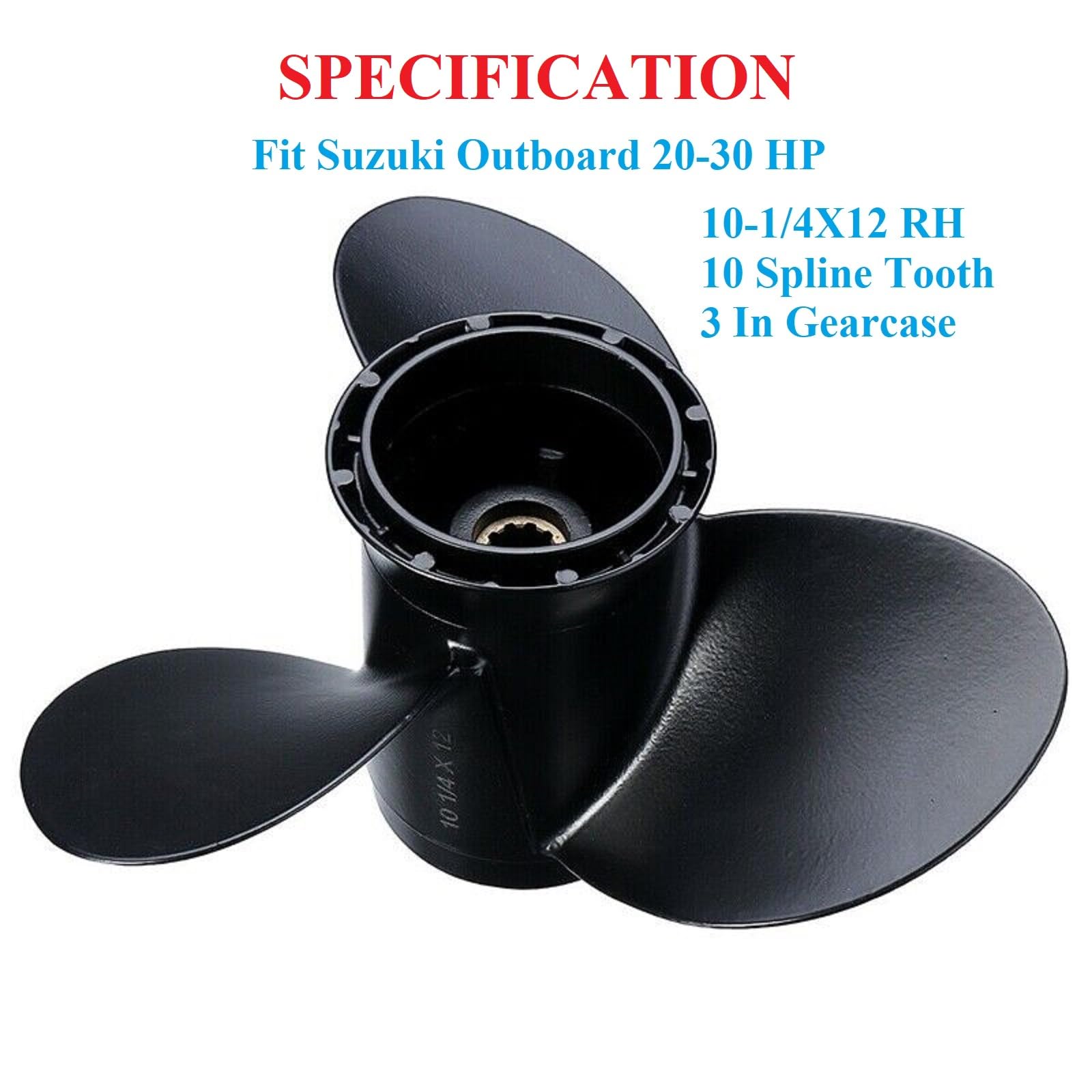 Amazon.com: MARKGOO Aluminum Propeller 58100-96482-019 for Suzuki