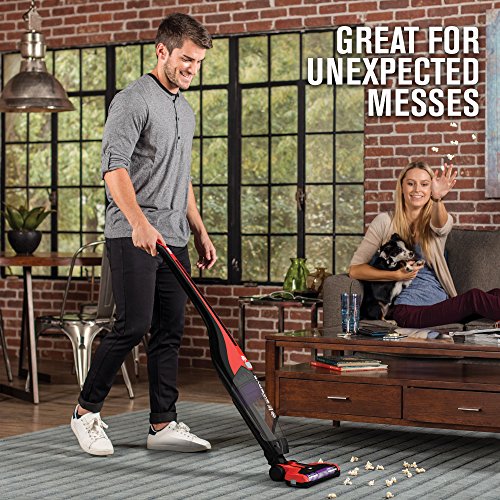 Dirt Devil Power Swerve Pet, Lightweight Cordless Stick Upright Vacuum Cleaner, For Carpet And Hard Floors, Bd22052, Red #TOP3