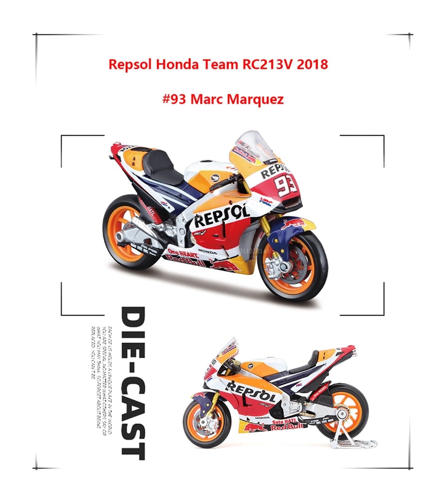 Amazon.co.jp: 対象: レプソル ホンダ RC213V 2018#93 マルク マルケス