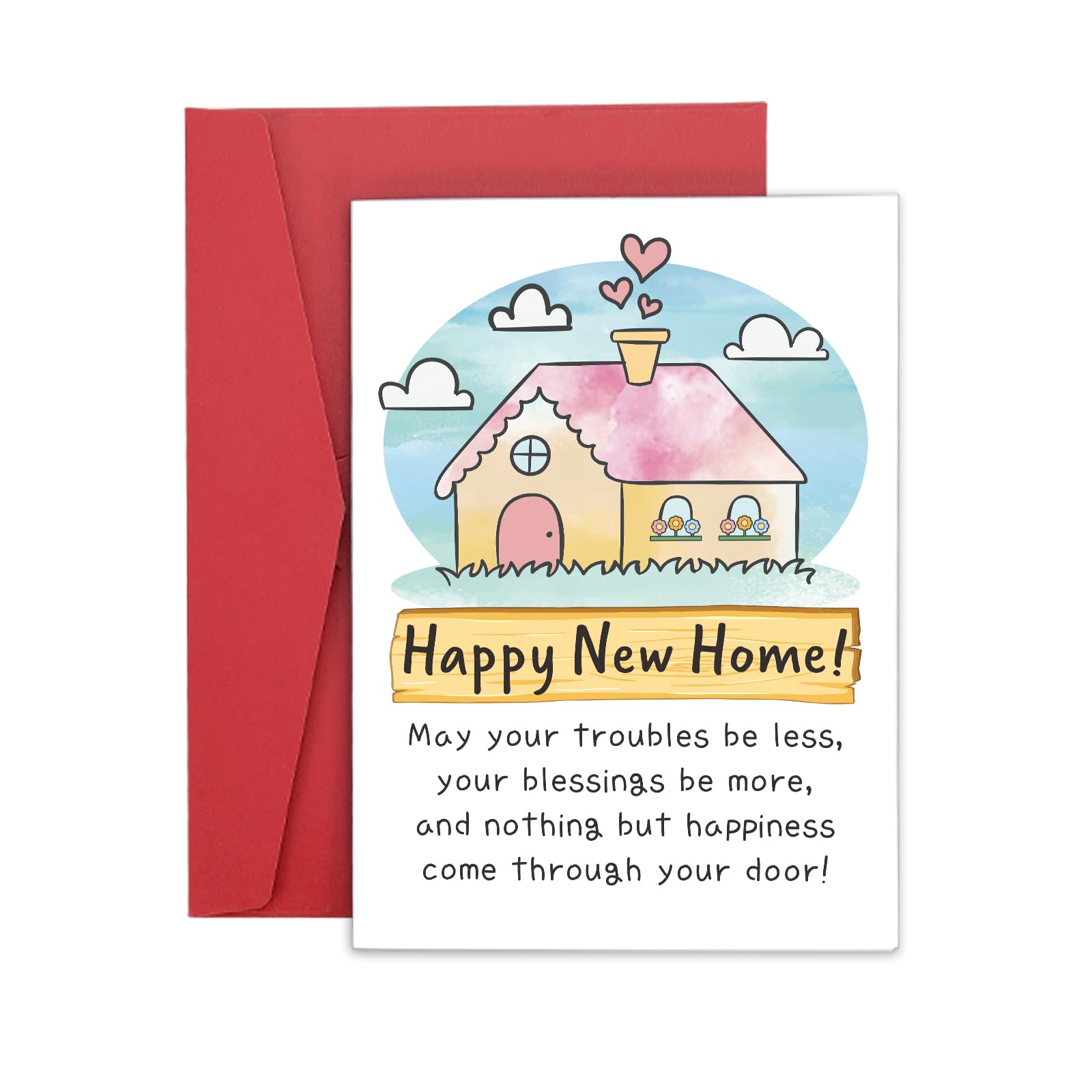 KINMES New Home Card, Housewarming Gifts New Home