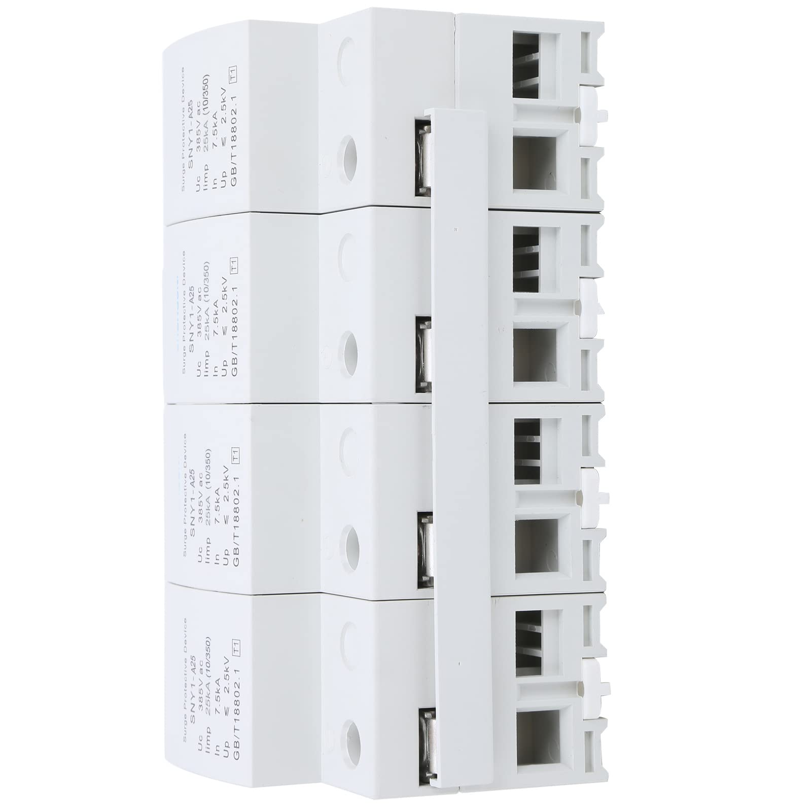 SIXRUN Protector de Sobretensión 4P, Interruptor Automático de Alto (25KA)
