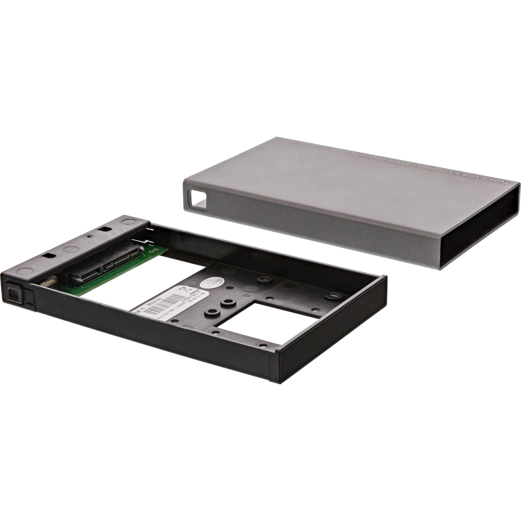 InLine 00031A USB 3.1 obudowa do dysku twardego 6,35 cm (2,5") 6G SATA/SSD, gniazdo USB typu C