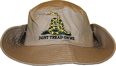 AES Beige Gadsden Tea Party Dont Tread on Me Bucket Hat Cap
