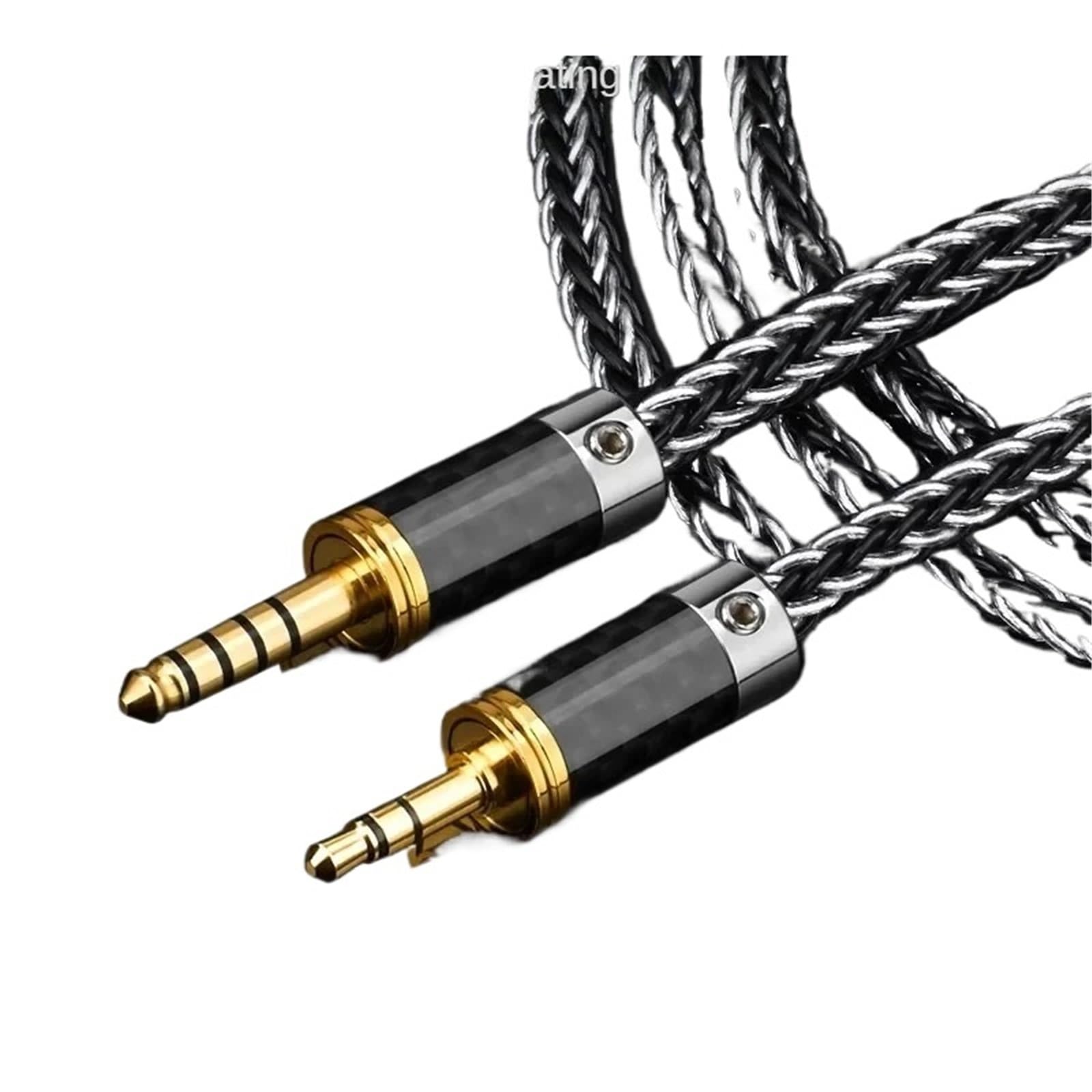 Câble adaptateur audio HIFI TRRS mâle symétrique 3,5 mm vers mâle symétrique 4,4 mm Câble d'équilibrage TRRS 4,4 mm vers 3,5 mm(1M)