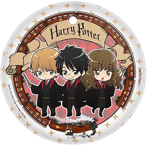 Harry Potter – Off to Hogwarts – Chibi – 3.5 pulgadas Starfire Prints accesorio colgante de impresión de vidrio – Ideal para regalar y coleccionar
