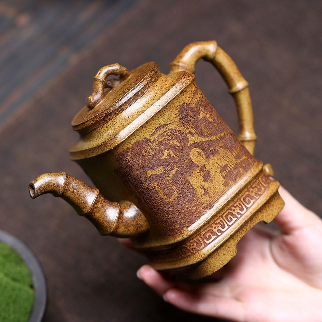 Dzbanek do herbaty Retro do parzenia herbaty, ceramiczny czajniczek do użytku domowego, zestaw do parzenia herbaty Kung Fu, do biura, na ceremonię parzenia herbaty