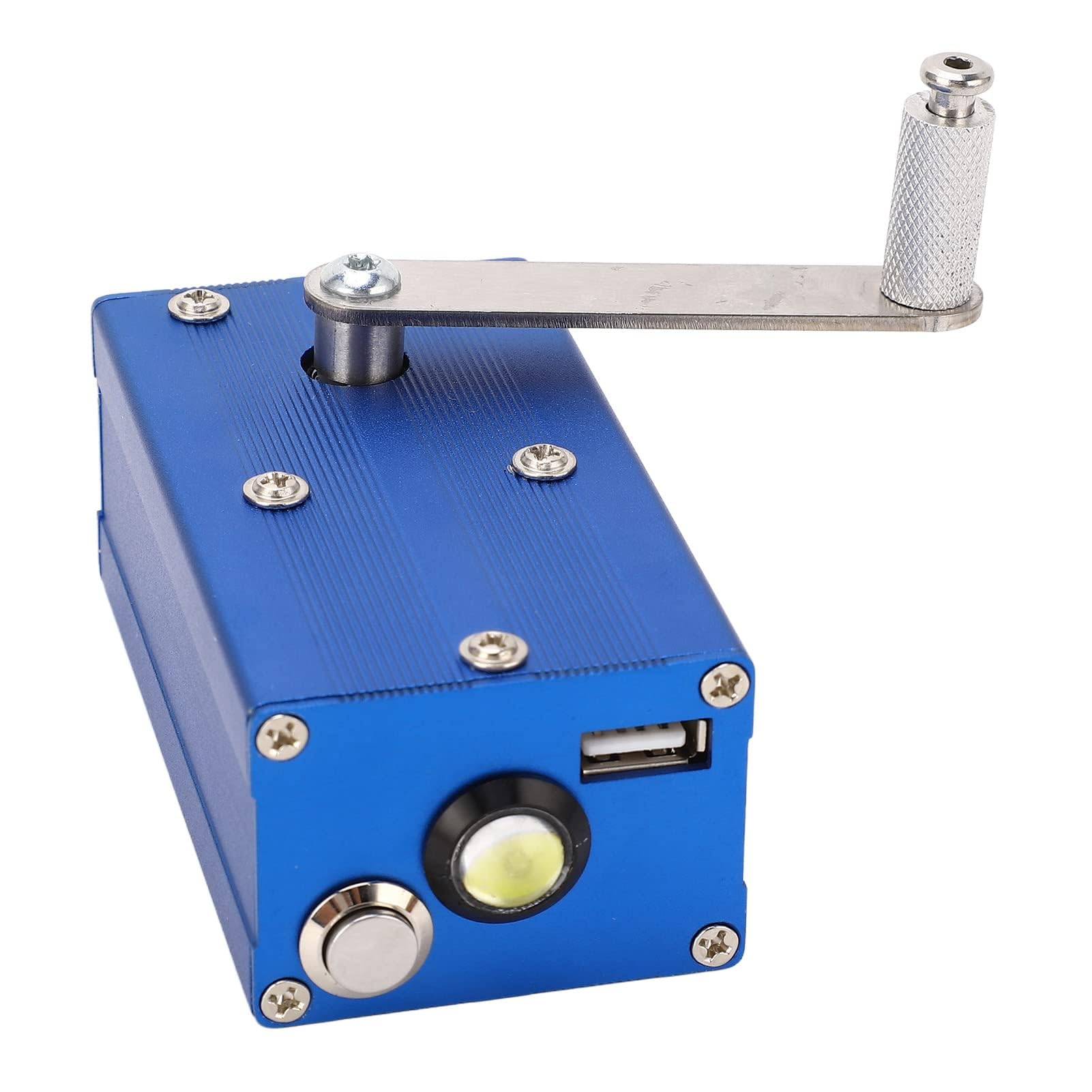 Générateur à manivelle super condensateur portable USB mécanique alimentation d'urgence avec lampe COB