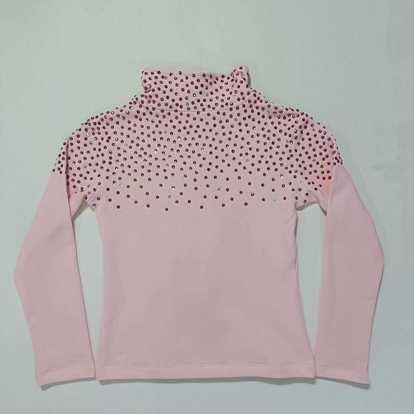 LIUHUO Ice Skating Jacket Girls Women Stretch Fleece Skate Coat Training Wear Figure Skating Tops