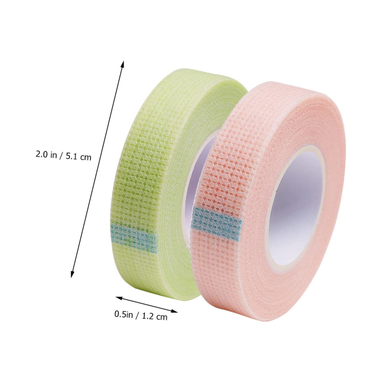 Mikinona Eyelash Tapes 6 Pieces Holes Comfortable for Sensitive Skin Lash Extension Tape