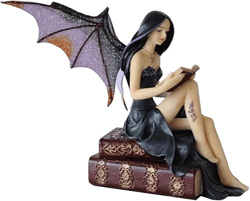 Comfy Hour Fairyland Collection - Figura de bruja de hadas oscuras de 9 pulgadas decoración del hogar y coleccionables poliresina