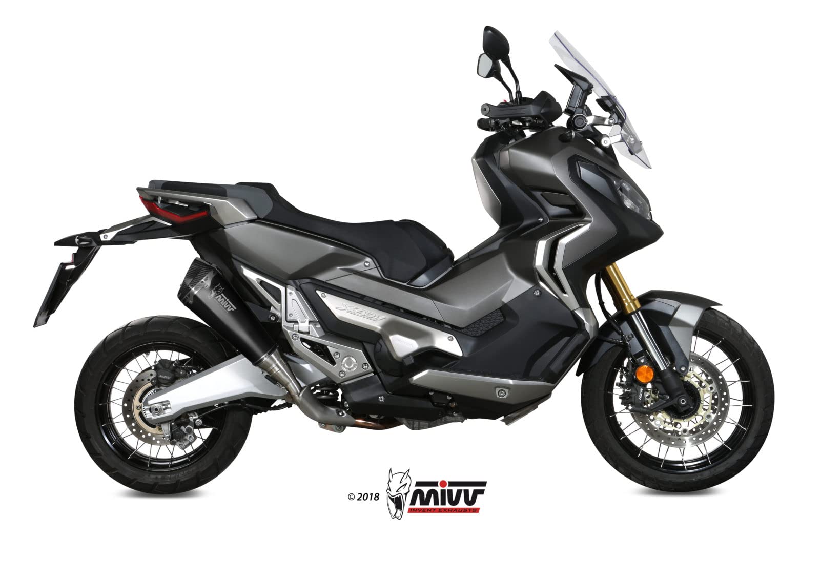X-ADV 750 Scarico MIVV Delta Race 2017- Steel Black
