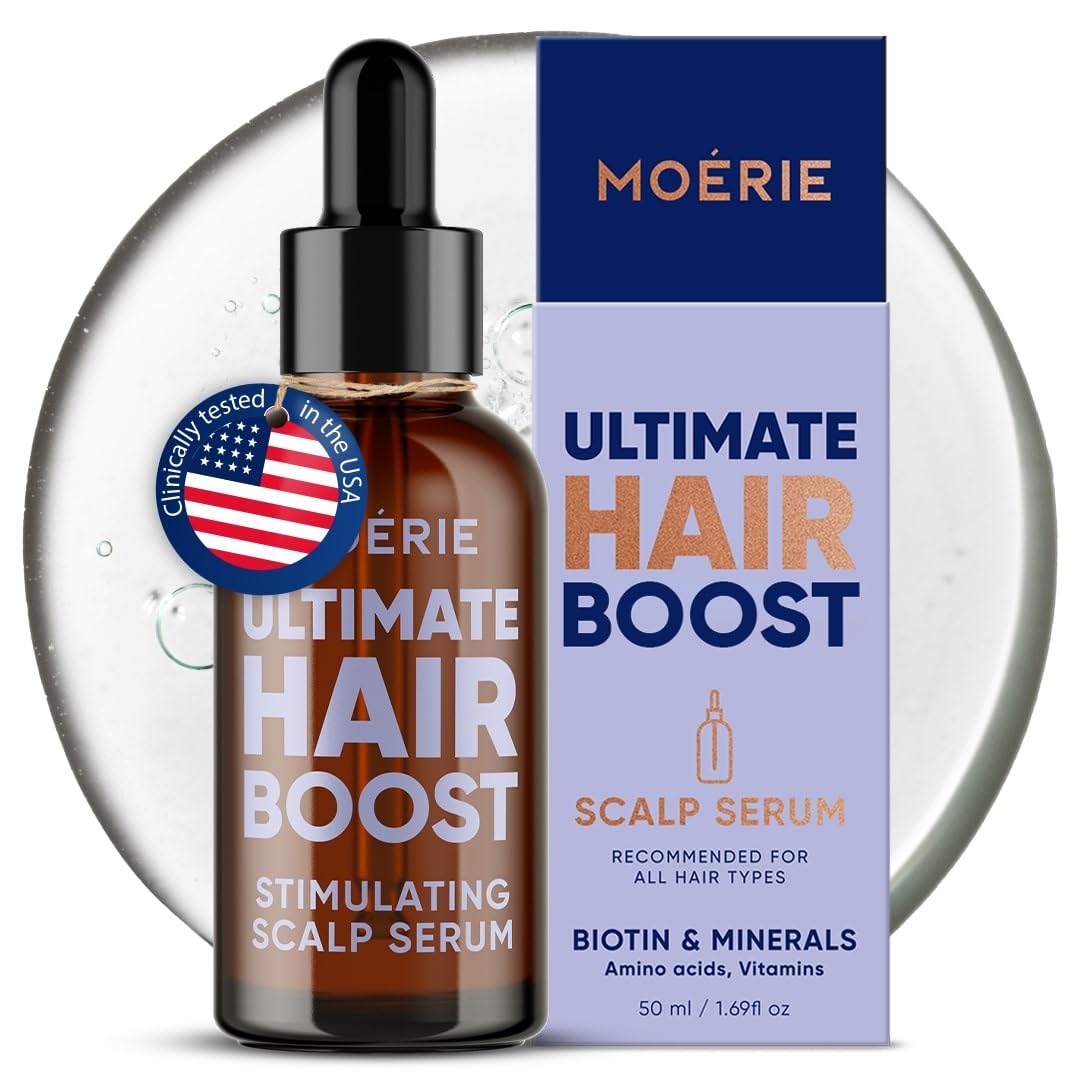 Ultimate Hair Growth Serum for Natural Hair Regrowth & Thickening - Anti Thinning & Hair Loss Treatment for Women - Rapid Hair Growth Products - Scalp Oil Alternative - 1.69 fl oz / 50 ml