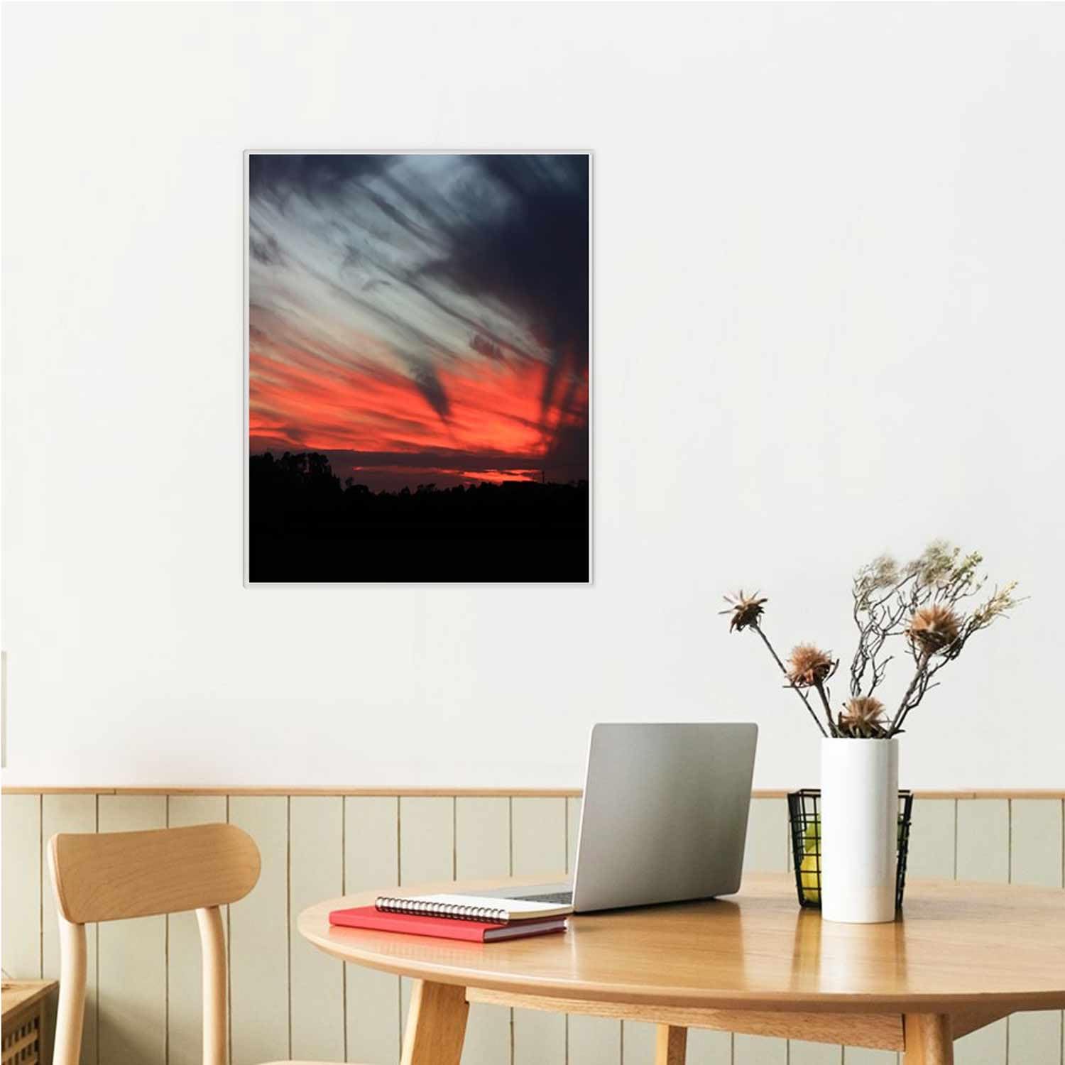 ［匿名で配送］一点もの 太陽 空 油絵 油彩 Ｆ0 絵 イラスト　インテリア 楽天市場】油絵 絵画 風景画【LOVE NATURE】壁掛け 絵 おしゃれ