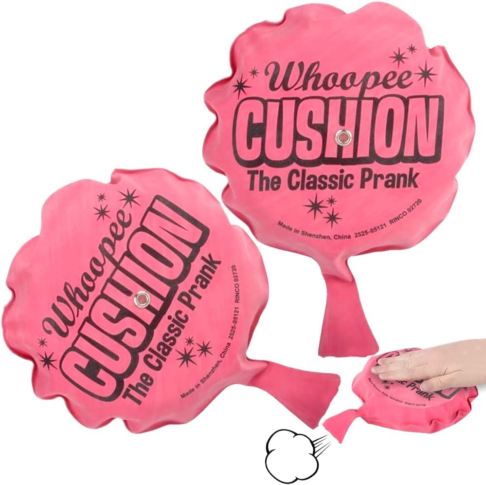 ArtCreativity Self Inflating Whoopie Cushion, 2 Pack, 6