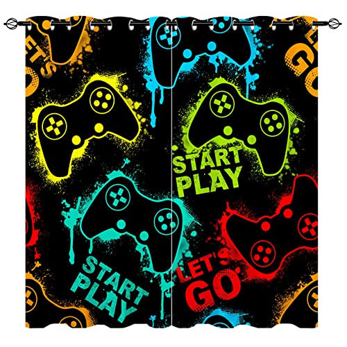 YUANZU Gamepad Cortinas - niños colorisilugamer Joystick Juego