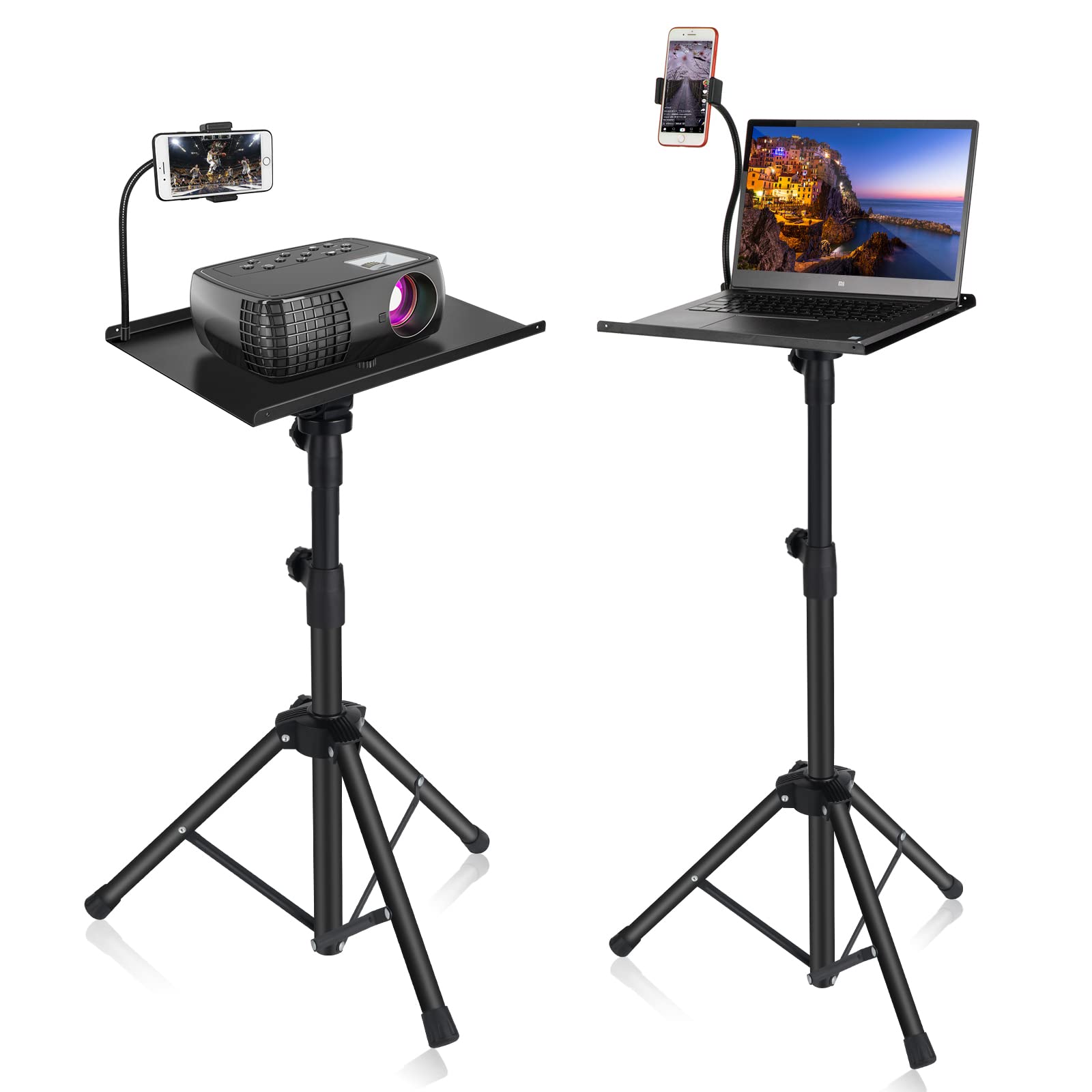 Projector Stand Laptop Tripod Stand-HOLDOOR Universal Adjustable Projector Stand Tripod 22 to 37 Inc