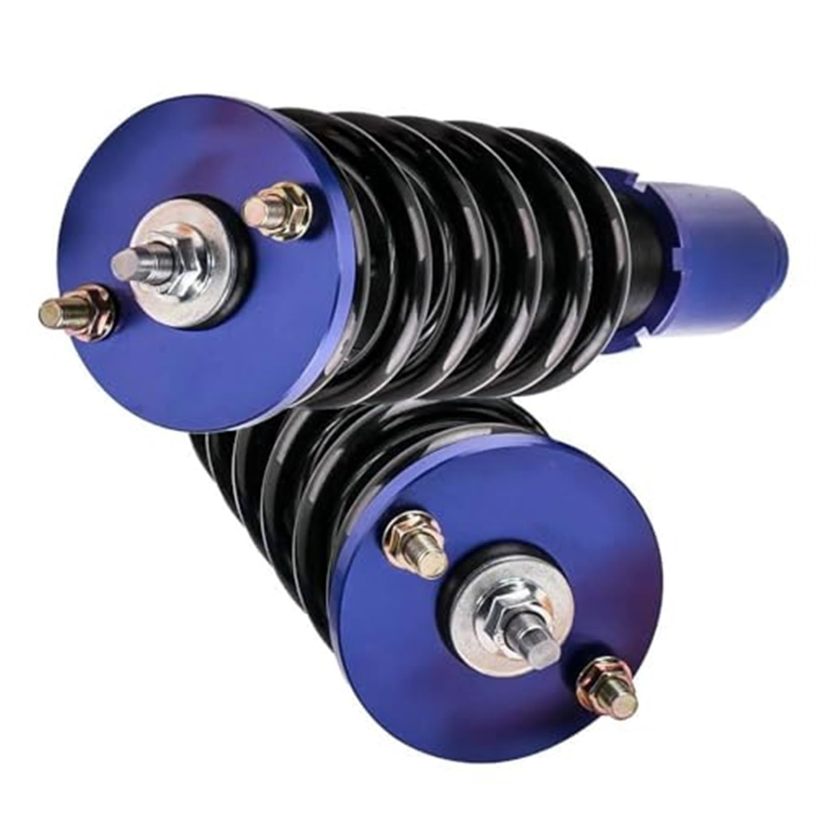 Wivplex Rozpórki sprężynowe pełnego zawieszenia pneumatycznego, dla CRV, CR-V 1996-2001 Amortyzatory Zestaw do obniżania Coilover o regulowanej wysokości Sprężyna zawieszenia pneumatycznego