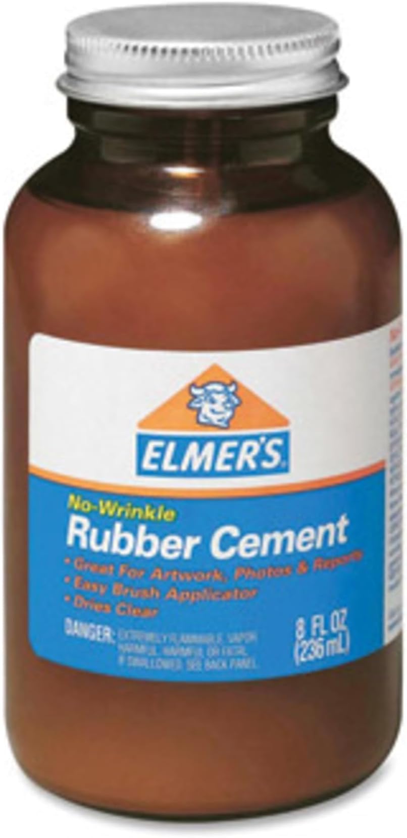 Elmer's NoWrinkle Rubber Cement, 8 Ounces, Clear (231) Amazon.in