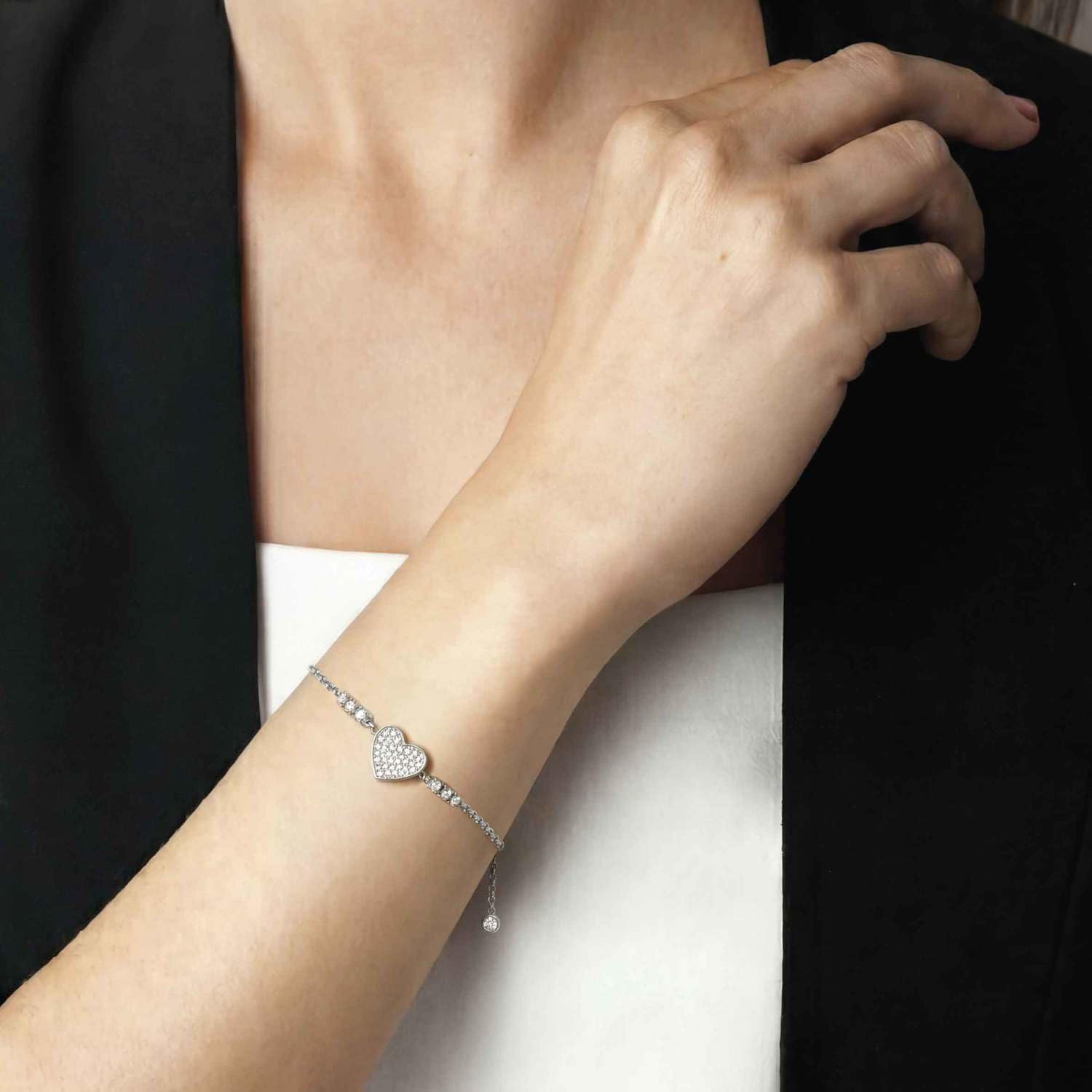 Nomination - Bracciale Donna Emosfere in Acciaio, Elegante, Gioiello con Chiusura Regolabile, Lunghezza Massima 20 cm, Idea Regalo