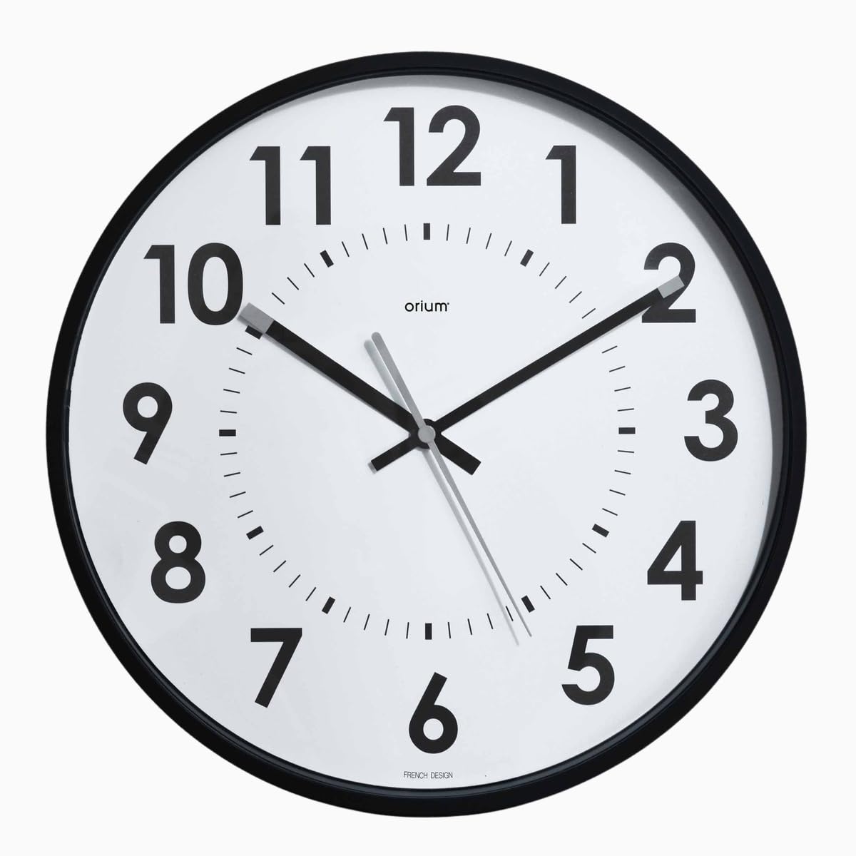 Orium Black Cep Silent Clock 30 Cm 11244
