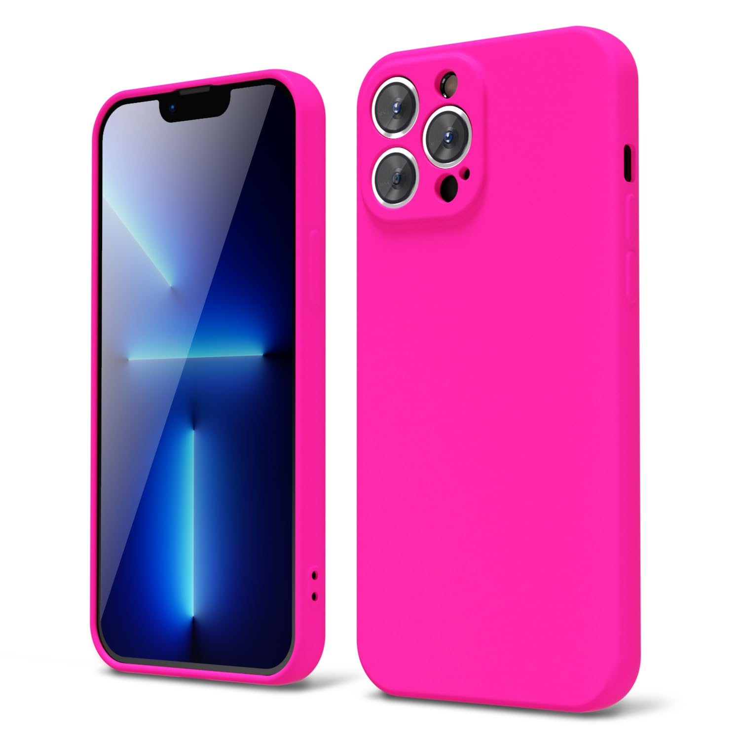 oakxco for iPhone 16 Pro Max Case Liquid Silicone, Soft Rubber Gel Elegant Aesthetic Basic Simple Cover, Cute Thin Slim TPU Matte Solid Color Plain Smooth Case for Women Girl, Light Pink — view 1631
