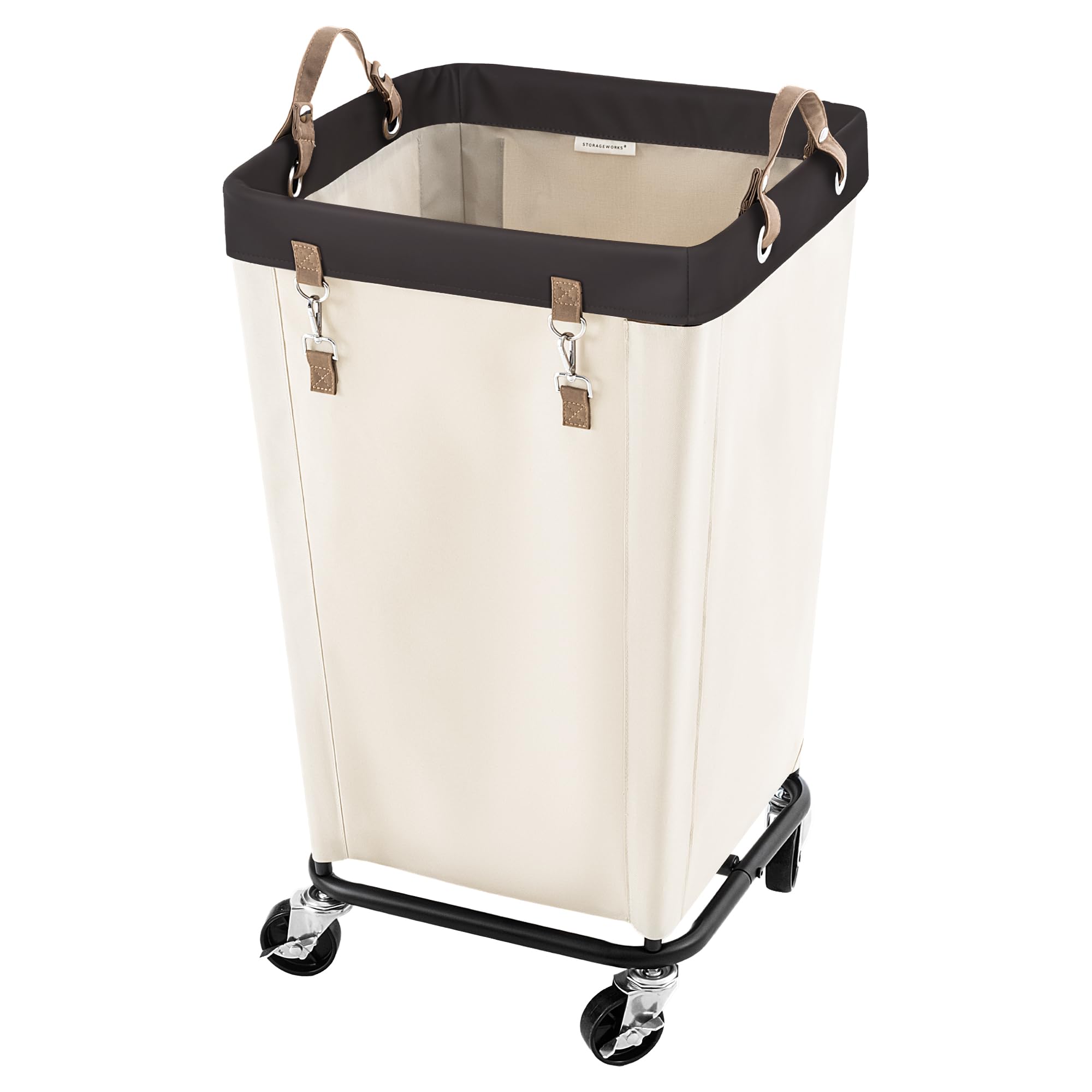 Photo 1 of ***MISSING PARTS***StorageWorks 110L Laundry Basket with Wheels, Rolling Hampers for Clothing