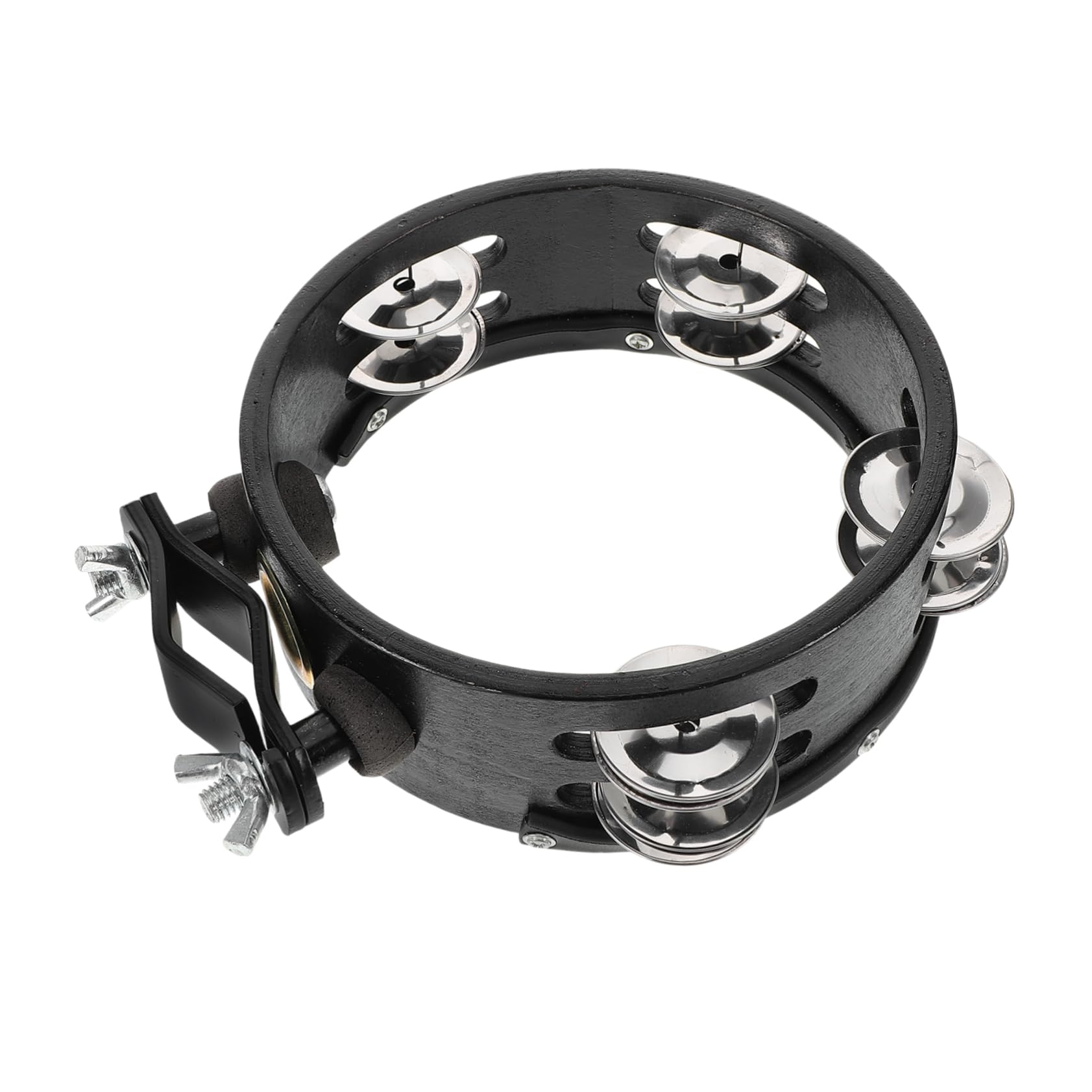 ERINGOGO Tambourine Musical Instruments Hand Bell Drum Set Accessory Hihat Bell Small Bells Beginner Tambourine
