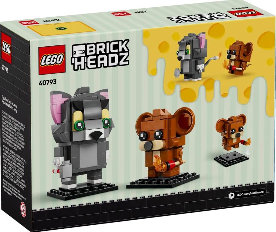 Amazon.co.jp: LEGO(レゴ) ブリックヘッズ トムとジェリー 40793