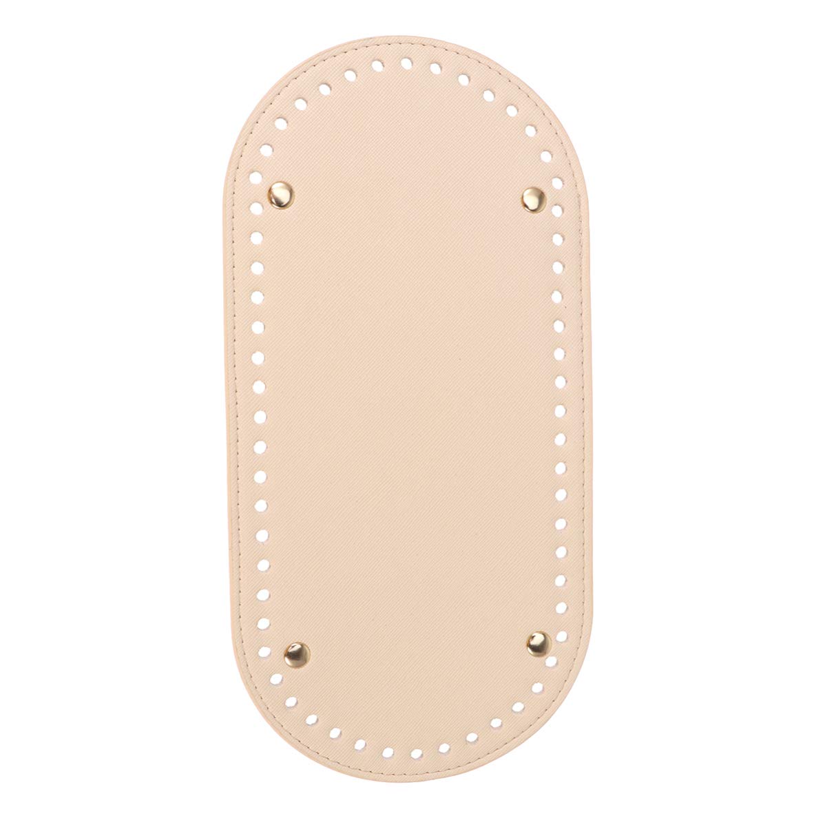 ROSENICEBag Bottom Insert Pu Leather Handbag Bottom Shaper Pad Cushion for Handmade Diy Bag Accessories (Apricot)