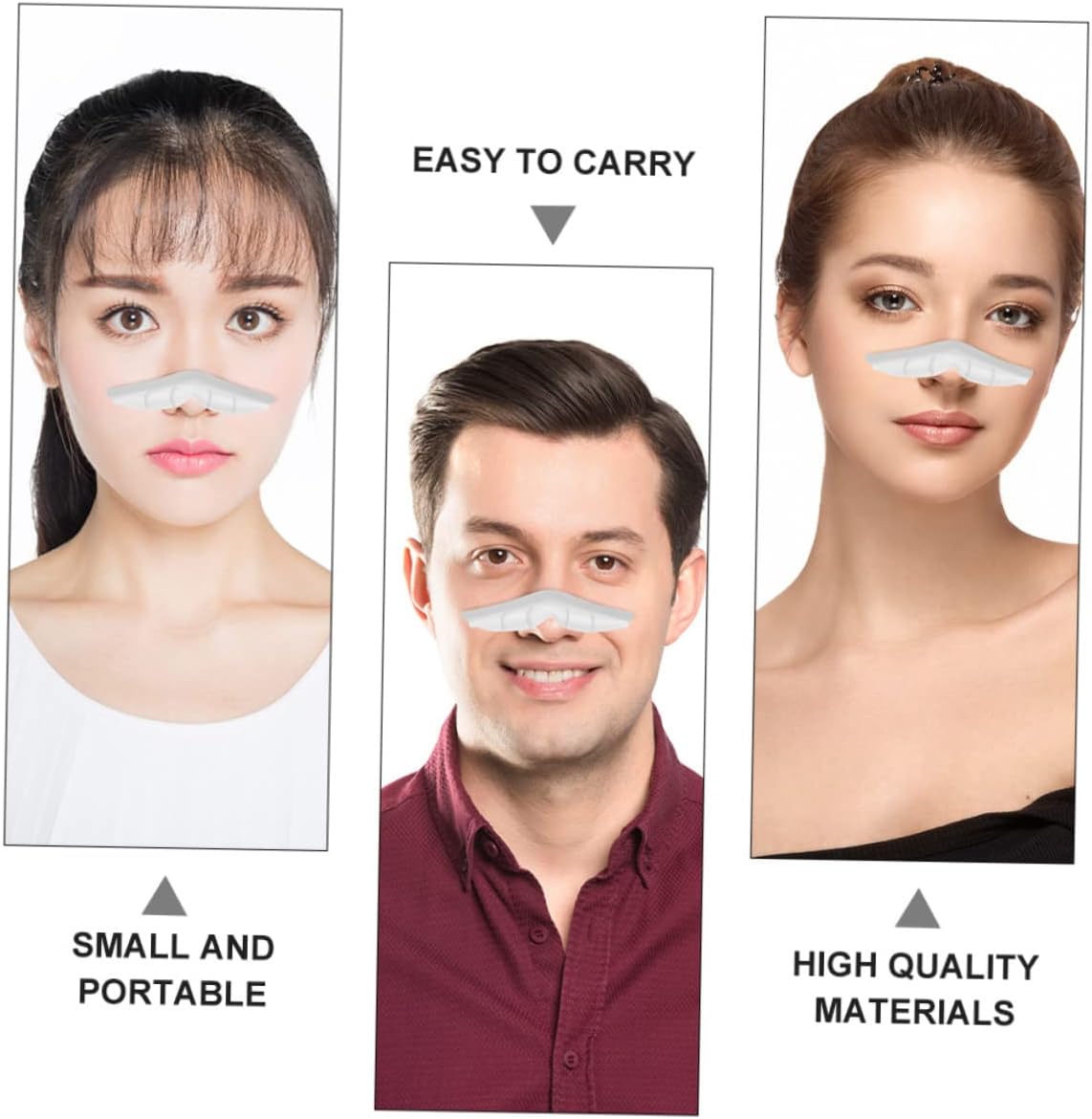 ARTIBETTER 20pcs Silicone Nose Bridge Pad Mask Nose Bridge Strip Eyeglass Pads Protect Glasses from Fogging