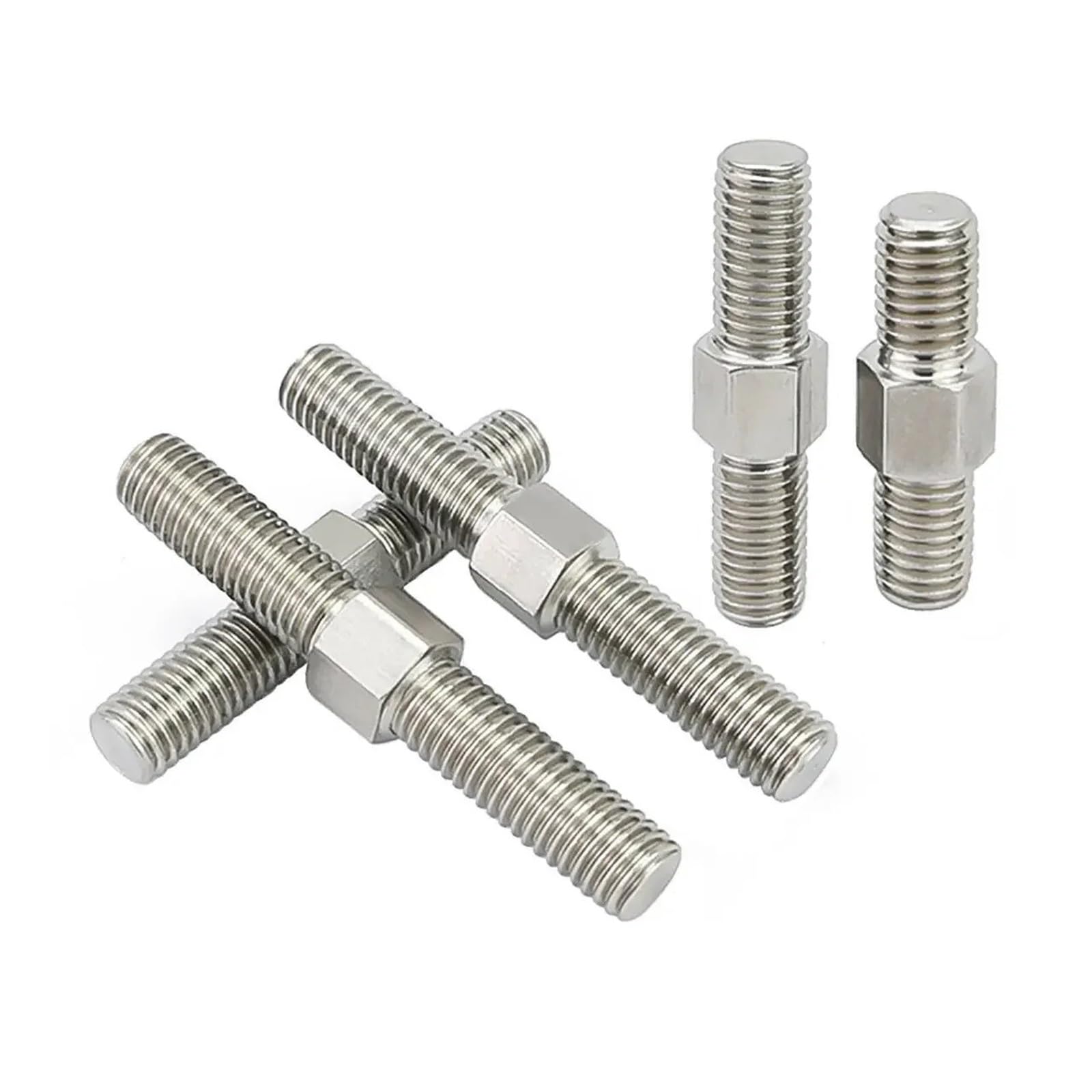 Goujon à Double extrémité M16 Tige Filetage Gauche Droite Acier Inox 304 Écrou Visserie 2 Pcs
