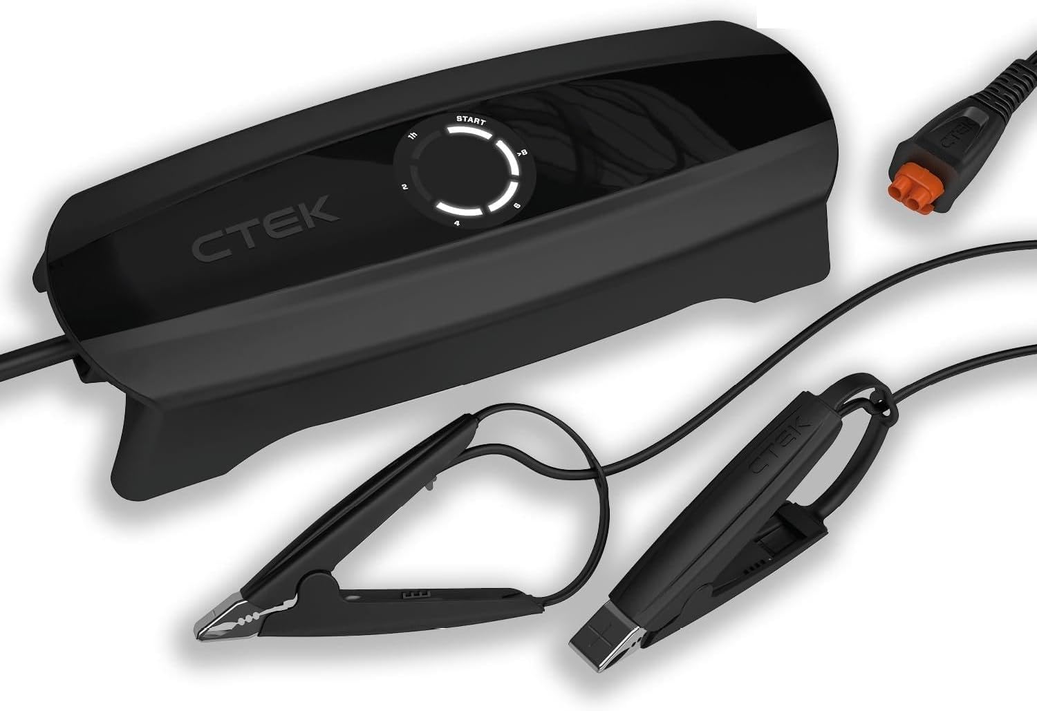 CTEK CS ONE (Gen 2) with Wi-Fi, 12V Smart Battery Charger and Maintainer with App Control, Remote Monitoring, Adaptive Charging, and Polarity Free Clamps for Car & Motorcycle