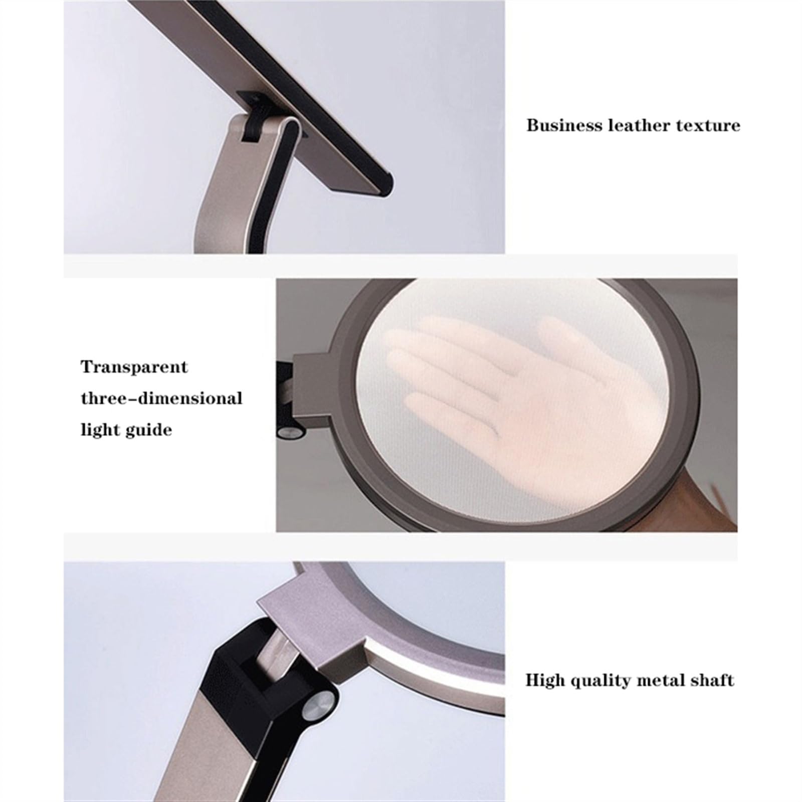 Lamps Lampada da tavolo LED con orologio digitale LCD, lampada dimmerabile intelligente, protezione degli occhi, controllo tattile 24 W, colore luce variabile, timer 5/25 min, luce notturna Desk Lamp