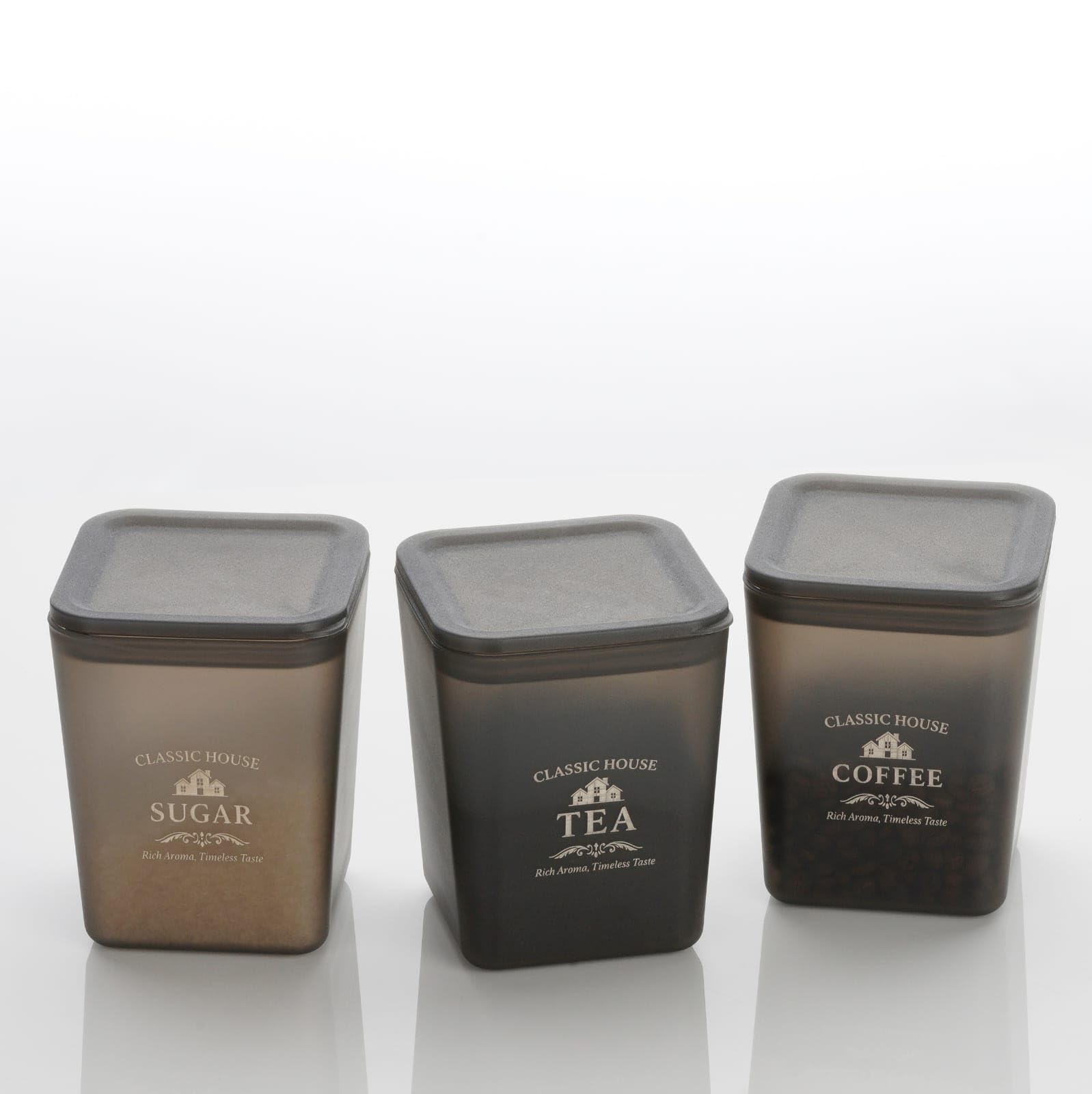 Buy ZENOVIA T C S Storage Containers 800 ml (Black, Pack of 3