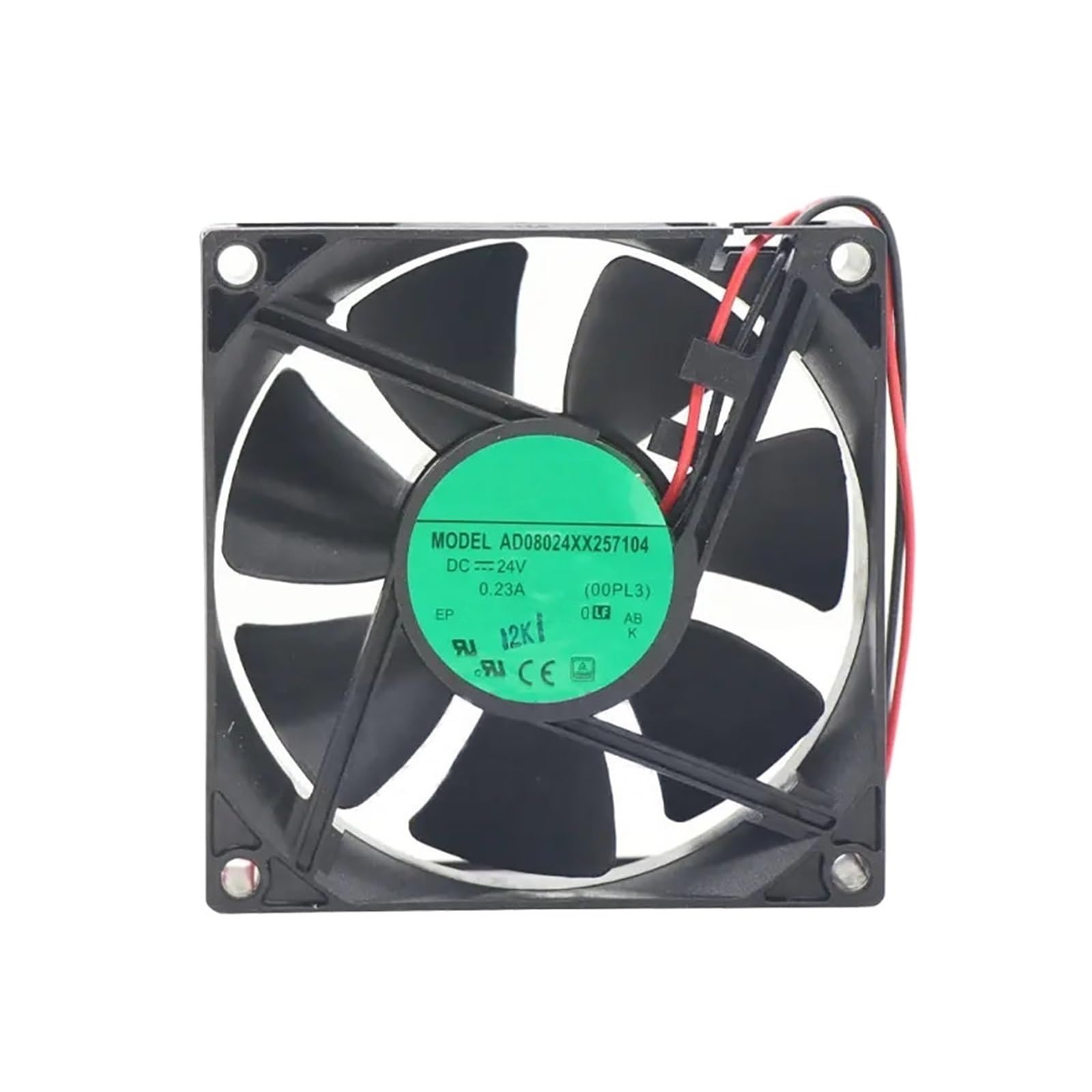 YLPWKMVZ Electric Cabinet Fan DC24V 0.23A 80 * 80 * 25MM AD08024XX257104 AD0824UX-A71GL Server Axial flow cooling