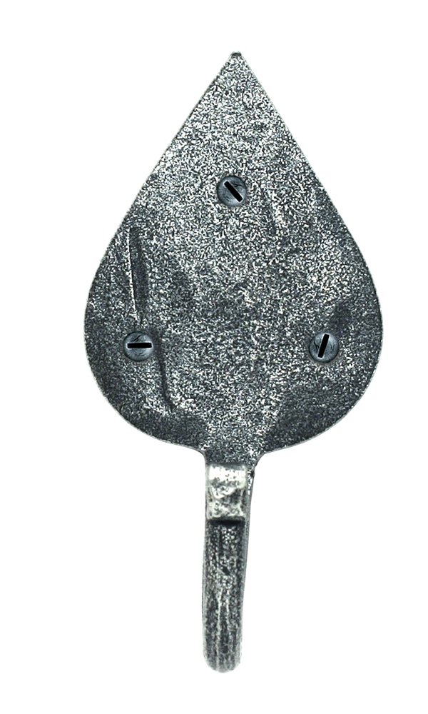 From The Anvil Pewter Patina Handmade Gothic Hook - 4 1/2" X 2 ¼"