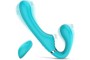 Double Ended Strapless Strap-On Vibrating Dildo