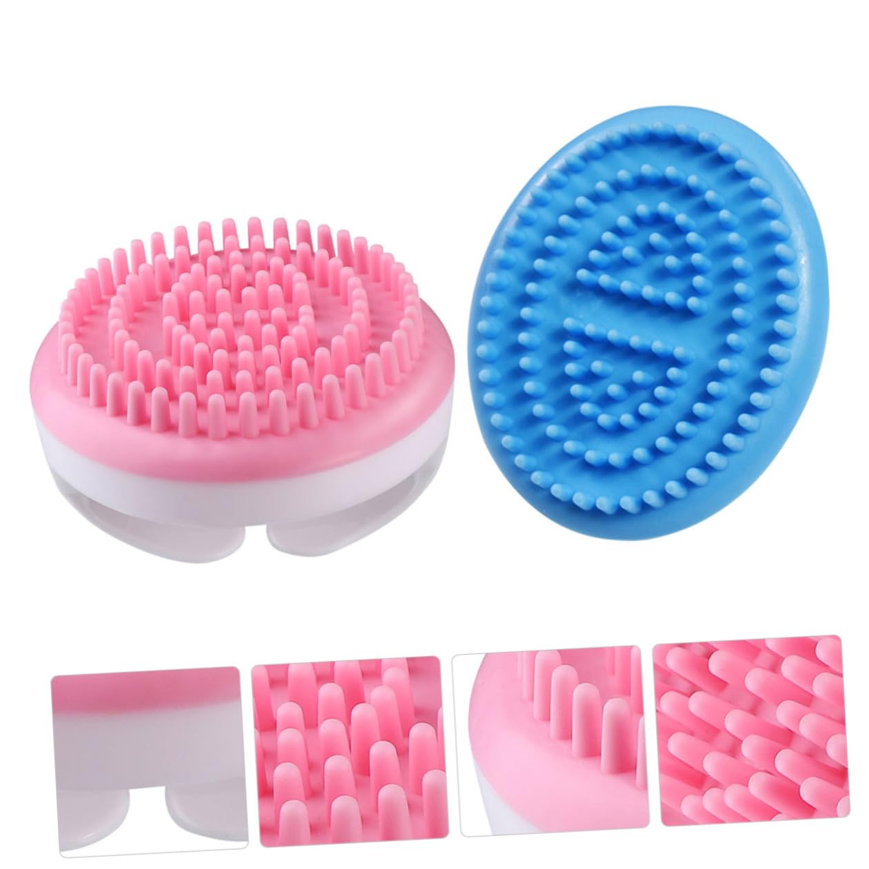 POPETPOP 4stücke Massagebürste Für Ganzen Körper Sanfte Kopfhaut Und Körperpflege Hautreinigung Und Entspannung Ergonomisches Design Strapazierfähig Und Leicht